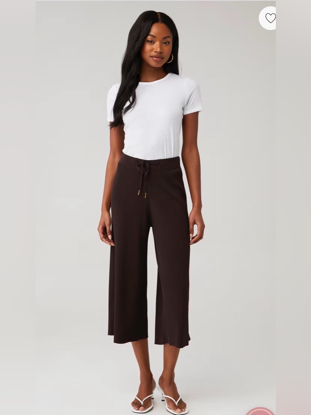 Samira Rib Knit Culotte - Picture 4 of 6
